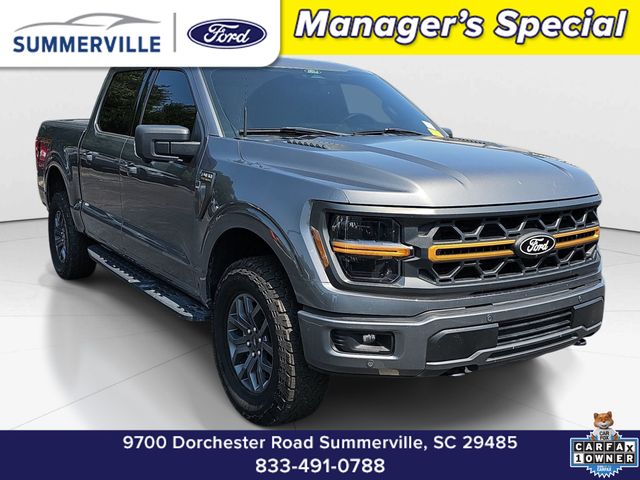 Gray Metallic 2024 Ford F-150 Pickup Truck Four-Wheel Drive Automatic
