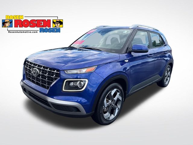 Intense Blue 2022 Hyundai Venue SUV / Crossover Front-Wheel Drive Continuously Variable Transmission
