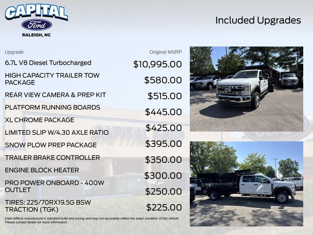 New 2026 White Ford 12FT DUMP image 3