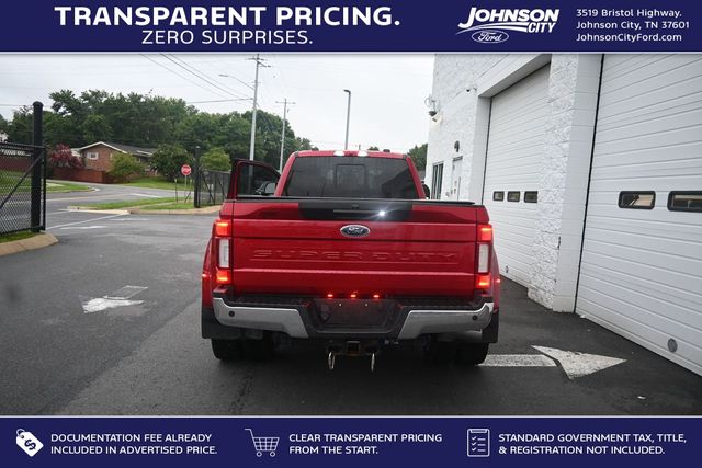 Rapid Red Metallic Tinted Clearcoat 2022 Ford F-450 Super Duty Pickup Truck Four-Wheel Drive Automatic