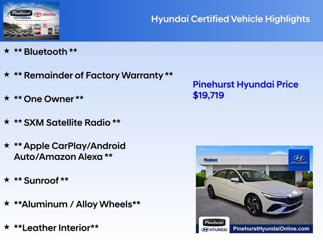 Used 2024 Hyundai Elantra Sedan