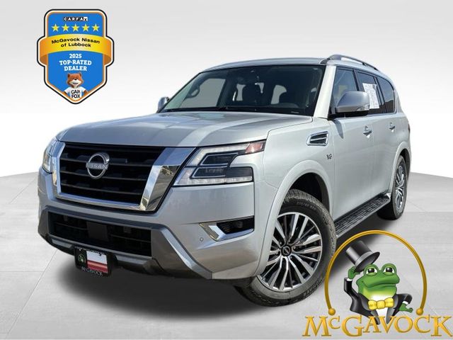 Brilliant Silver Metallic 2022 Nissan Armada SUV / Crossover Four-Wheel Drive 7-Speed Automatic
