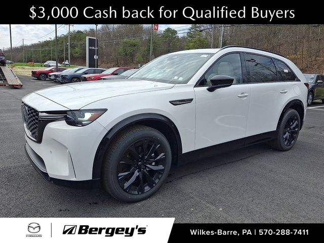 Rhodium White Premium 2026 Mazda CX-90 3.3 Turbo S Premium Sport AWD SUV / Crossover All-Wheel Drive 8-Speed Automatic