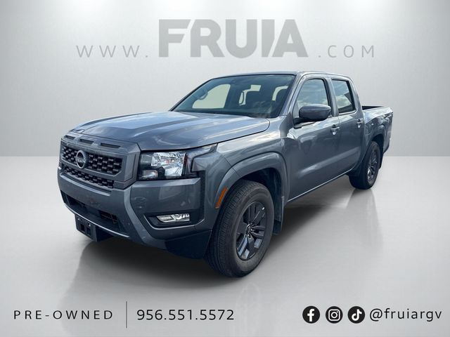 Gray (Gun Metallic) 2025 Nissan Frontier SV Crew Cab RWD Pickup Truck 4X2 9-Speed Automatic Overdrive