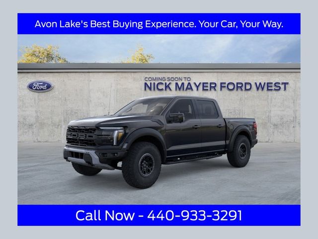 Agate Black Metallic 2026 Ford F-150 Raptor SuperCrew 4WD Pickup Truck Four-Wheel Drive Automatic