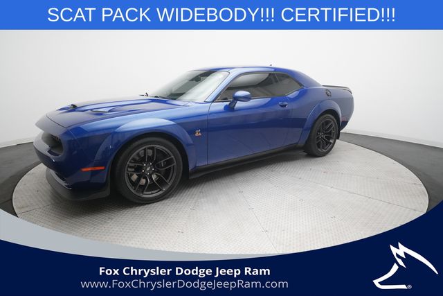 Indigo Blue 2019 Dodge Challenger Coupe Rear-Wheel Drive 8-Speed Automatic