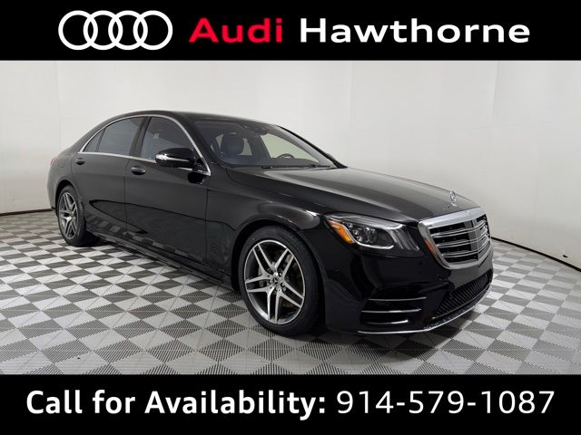 Black 2018 Mercedes-Benz S-Class S 560 4MATIC AWD Sedan All-Wheel Drive 9-Speed Automatic