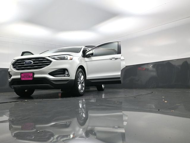 2022 Ford Edge Titanium White at DeMontrond Auto Country
