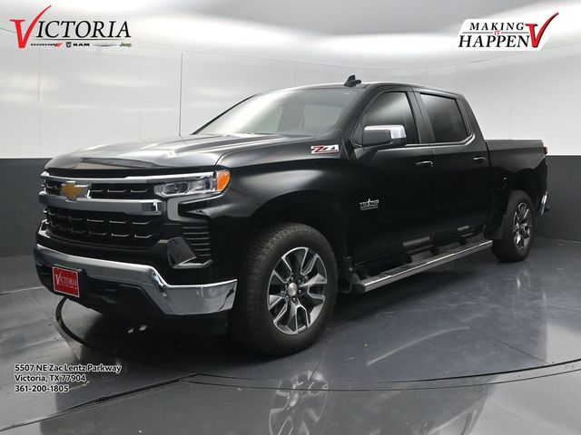 Black 2025 Chevrolet Silverado 1500 Pickup Truck Four-Wheel Drive Automatic