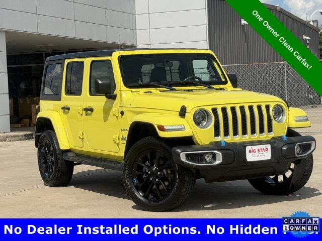 2023 Jeep Wrangler Sahara 4xe Yellow at Bayway Chrysler Dodge Jeep Ram