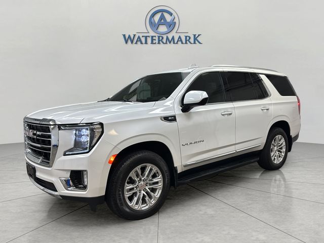 White Frost Tricoat 2024 GMC Yukon SLT 4WD SUV / Crossover Four-Wheel Drive