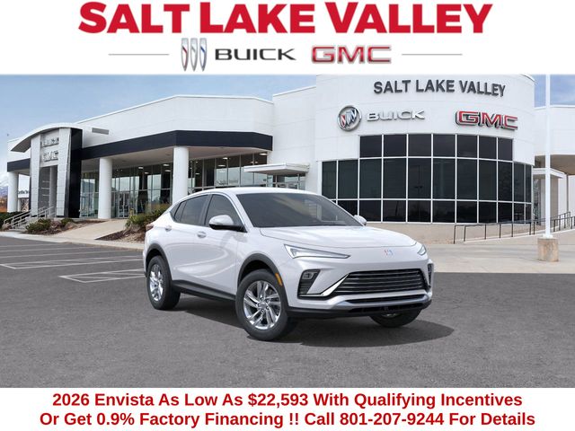 Summit White 2026 Buick Envista Preferred FWD SUV / Crossover Front-Wheel Drive 6-Speed Automatic