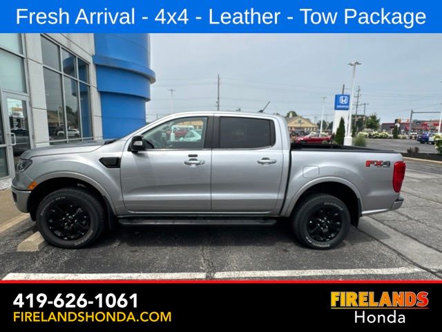 Silver Metallic 2020 Ford Ranger Pickup Truck Four-Wheel Drive Automatic