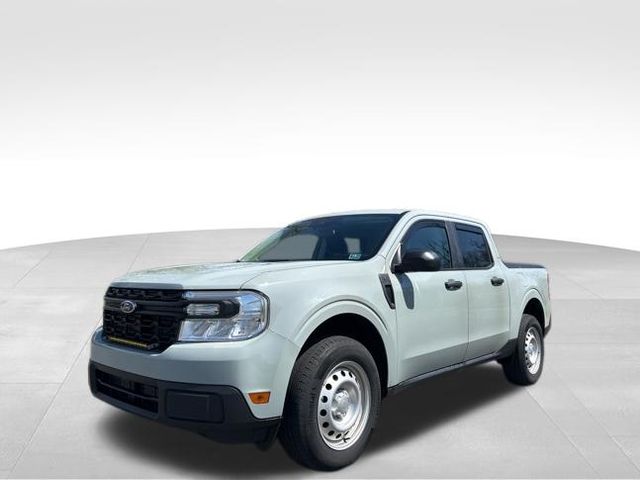 Cactus Gray 2024 Ford Maverick XL SuperCrew FWD Pickup Truck Front-Wheel Drive Continuously Variable Transmission