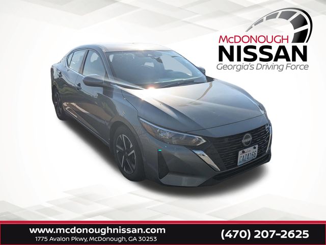 Gray (Gun Metallic) 2024 Nissan Sentra SV FWD Sedan Front-Wheel Drive Continuously Variable Transmission
