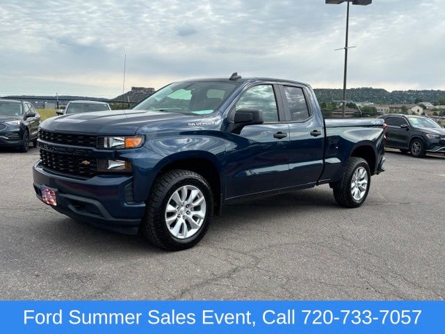 Northsky Blue Metallic 2021 Chevrolet Silverado 1500 Pickup Truck Four-Wheel Drive 6-Speed Automatic Overdrive