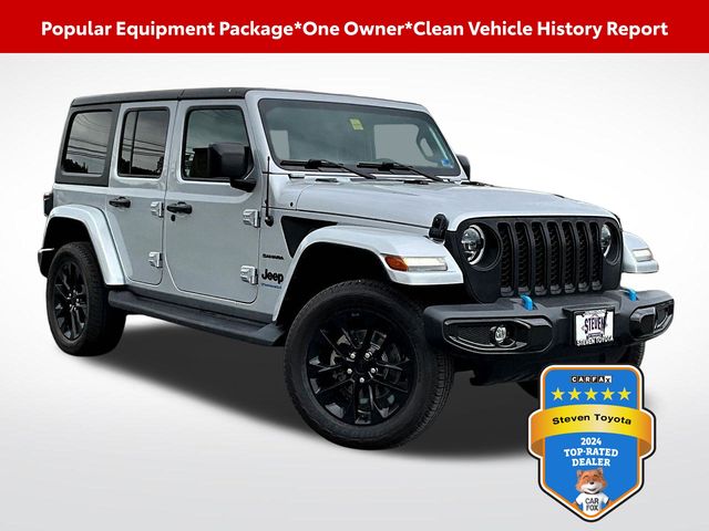 Silver Zynith Clearcoat 2023 Jeep Wrangler 4xe SUV / Crossover Four-Wheel Drive 8-Speed Automatic