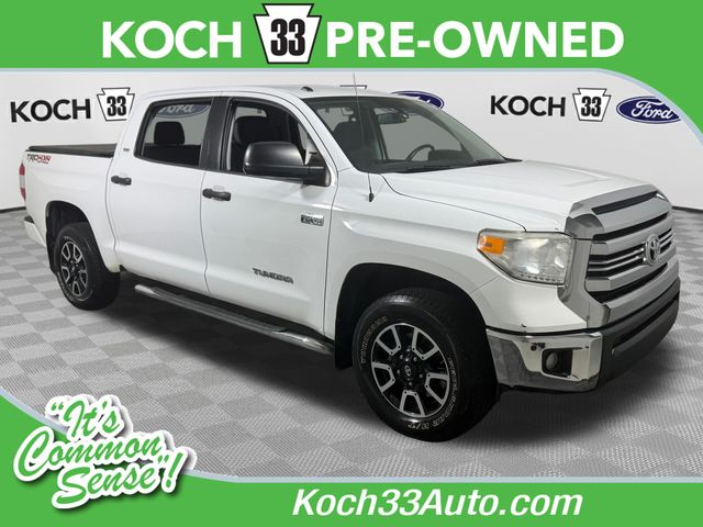 Super White 2016 Toyota Tundra Pickup Truck Four-Wheel Drive 6-Speed Automatic Overdrive