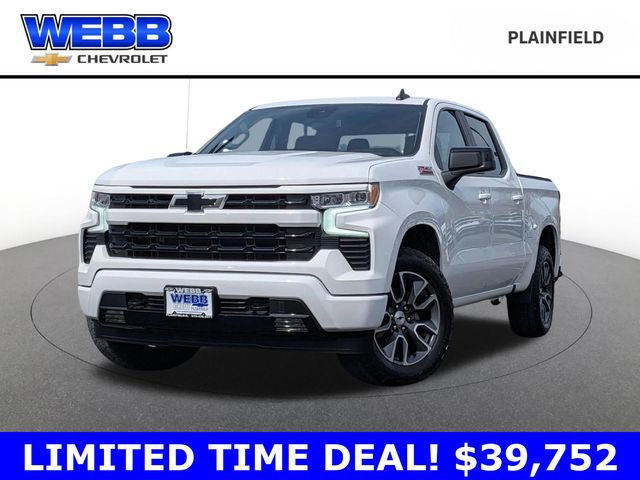 Summit White 2022 Chevrolet Silverado 1500 RST Crew Cab 4WD Pickup Truck Four-Wheel Drive Automatic