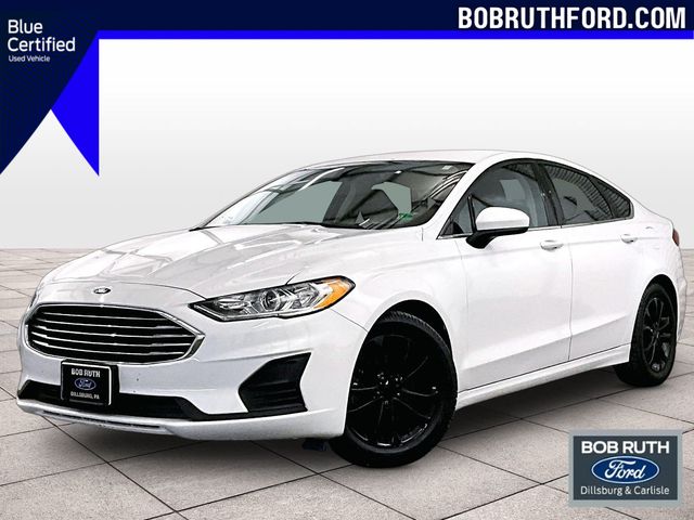 2020 Ford Fusion SE White at Audi Porsche Sewickley