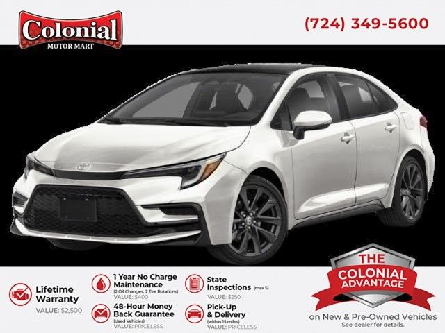 Ice 2024 Toyota Corolla Sedan Front-Wheel Drive Continuously Variable Transmission