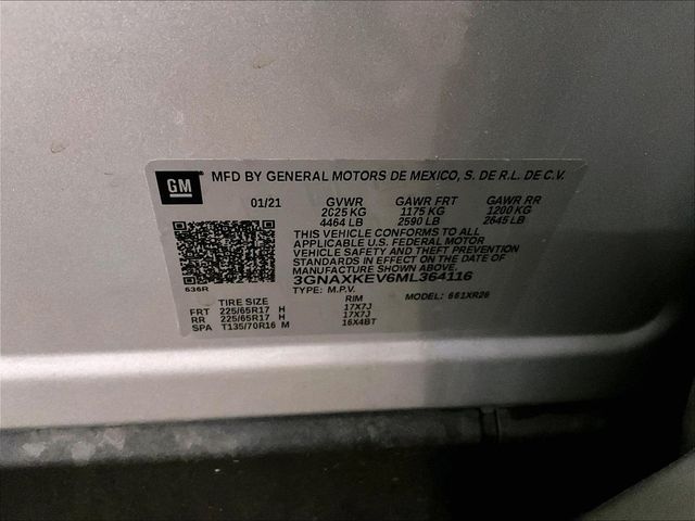2021 Chevrolet Equinox LT Silver at Audi Porsche Sewickley