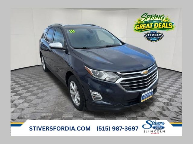 Storm Blue Metallic 2018 Chevrolet Equinox 1.5T Premier FWD SUV / Crossover Front-Wheel Drive 6-Speed Automatic Overdrive