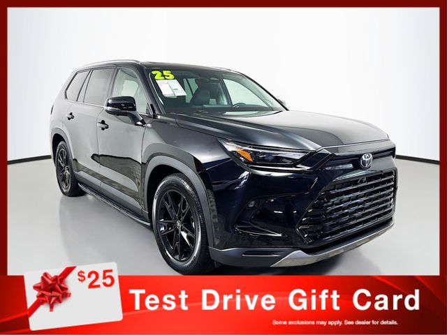 Midnight Black Metallic 2025 Toyota Grand Highlander Hybrid Limited AWD SUV / Crossover All-Wheel Drive Continuously Variable Transmission