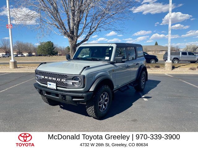 Cactus Gray 2024 Ford Bronco Badlands 4-Door 4WD SUV / Crossover Four-Wheel Drive 7-Speed Manual