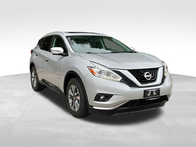 Brilliant Silver Metallic 2016 Nissan Murano Hybrid SL AWD SUV / Crossover All-Wheel Drive Continuously Variable Transmission