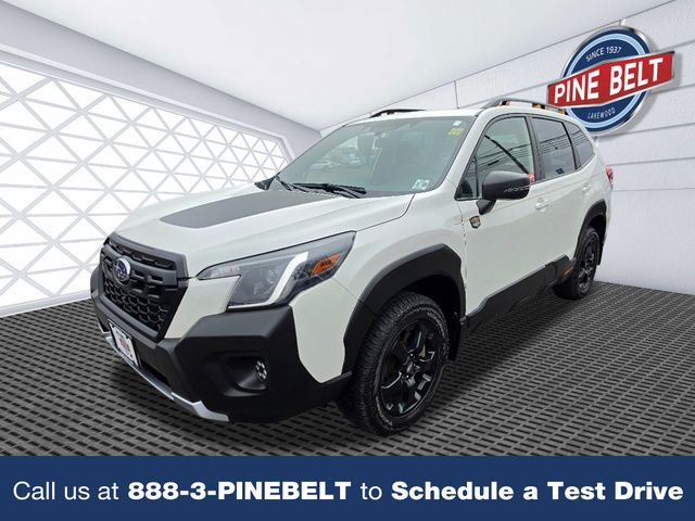 Crystal White Pearl 2023 Subaru Forester Wilderness Crossover AWD SUV / Crossover All-Wheel Drive Continuously Variable Transmission