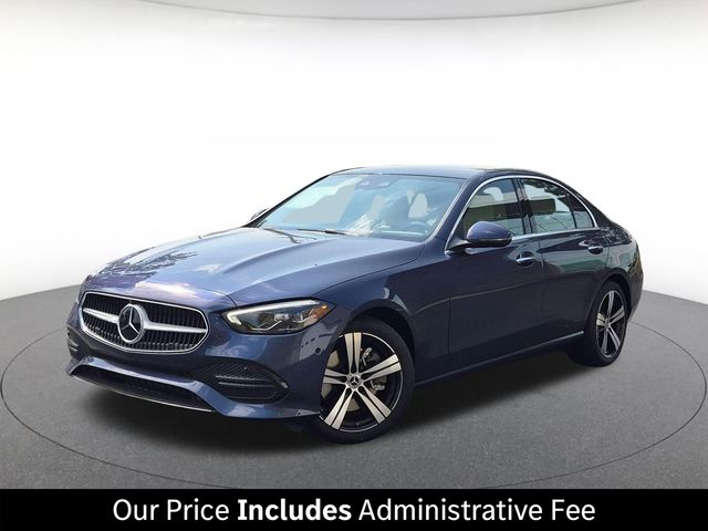 Twilight Blue 2026 Mercedes-Benz C-Class Sedan All-Wheel Drive 9-Speed Automatic