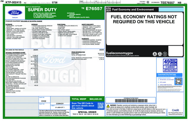 New 2026 White Ford 12FT DUMP/CURBSIDE DOOR image 6