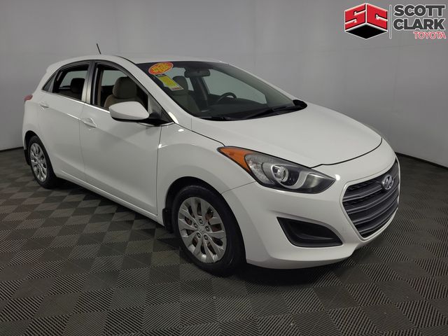 Ceramic White 2016 Hyundai Elantra GT Hatchback Front-Wheel Drive 6-Speed Automatic