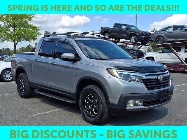Silver 2020 Honda Ridgeline RTL-E AWD Pickup Truck All-Wheel Drive 9-Speed Automatic