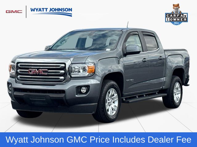 Gray (Satin Steel Metallic) 2018 GMC Canyon Pickup Truck Four-Wheel Drive 8-Speed Automatic