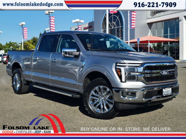 Silver Metallic 2025 Ford F-150 Pickup Truck Four-Wheel Drive Automatic