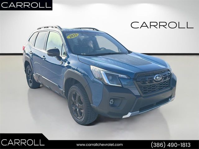Geyser Blue 2023 Subaru Forester Wilderness Crossover AWD SUV / Crossover All-Wheel Drive Continuously Variable Transmission