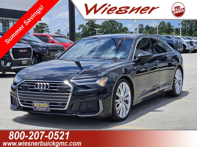 Black Metallic 2019 Audi A6 Sedan All-Wheel Drive 7-Speed Automatic