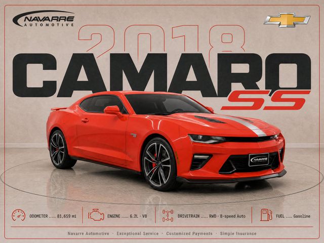 Crush 2018 Chevrolet Camaro Coupe Rear-Wheel Drive 8-Speed Automatic