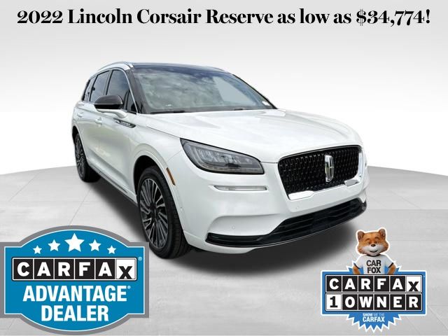 White Metallic 2022 Lincoln Corsair SUV / Crossover All-Wheel Drive 8-Speed Automatic