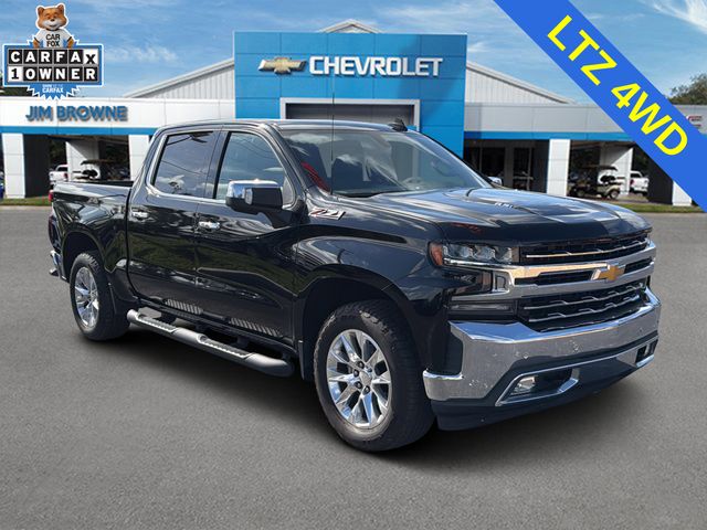 Black 2019 Chevrolet Silverado 1500 Pickup Truck Four-Wheel Drive Automatic