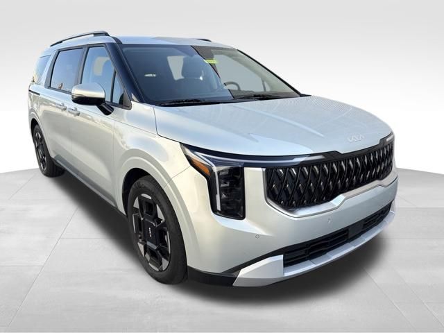 White (Ivory Silver) 2025 Kia Carnival Minivan Front-Wheel Drive 8-Speed Automatic