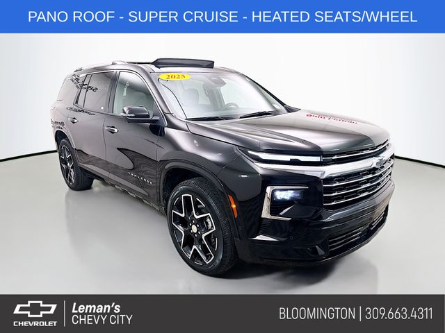 Mosaic Black Metallic 2025 Chevrolet Traverse SUV / Crossover Four-Wheel Drive 8-Speed Automatic