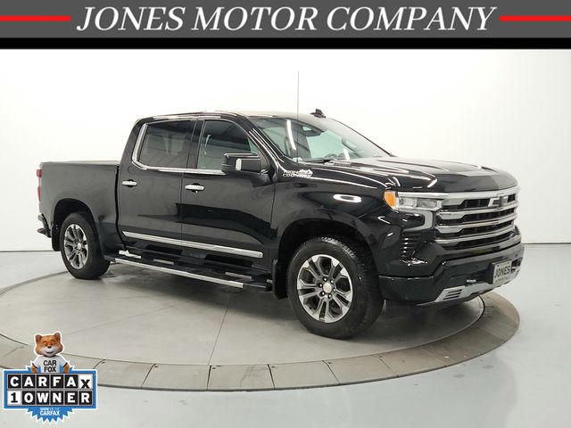 Black 2023 Chevrolet Silverado 1500 High Country Crew Cab 4WD Pickup Truck Four-Wheel Drive Automatic