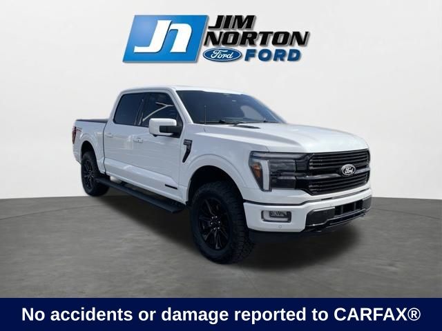 White Metallic 2024 Ford F-150 Pickup Truck Four-Wheel Drive Automatic