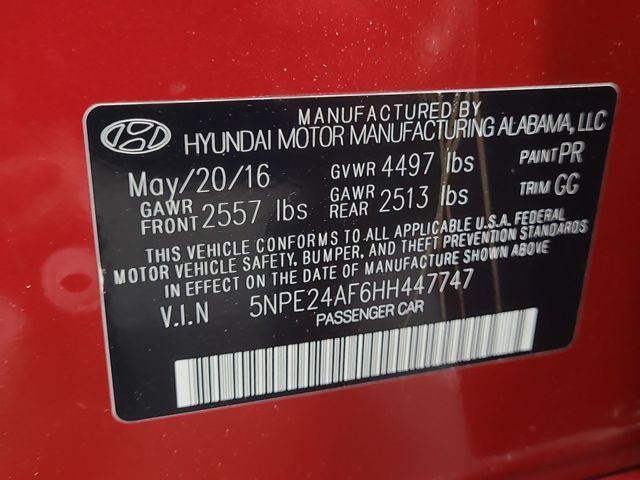 2017 – Hyundai – Sonata