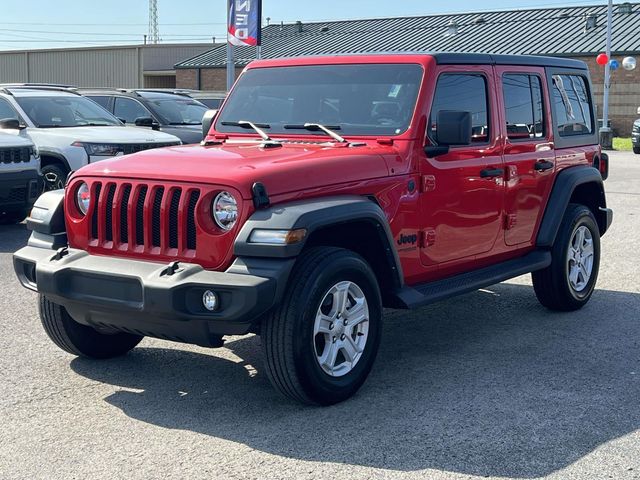 Used 2022 Red Jeep Unlimited Sport S image 3