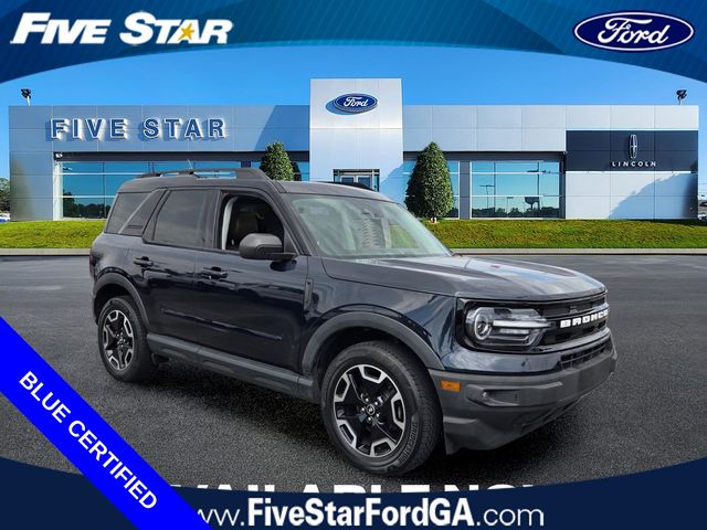 Blue Metallic 2021 Ford Bronco Sport SUV / Crossover All-Wheel Drive 8-Speed Automatic