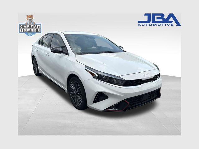 Snow White Pearl 2024 Kia Forte GT-Line FWD Sedan Front-Wheel Drive Continuously Variable Transmission